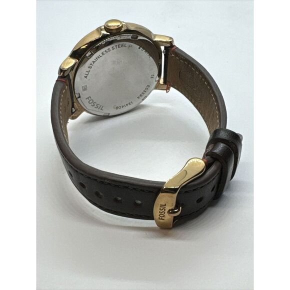Fossil Chelsey ES3594 Women's Brown Leather Analogue Dial Quartz Watch JNA364 - Picture 8 of 11